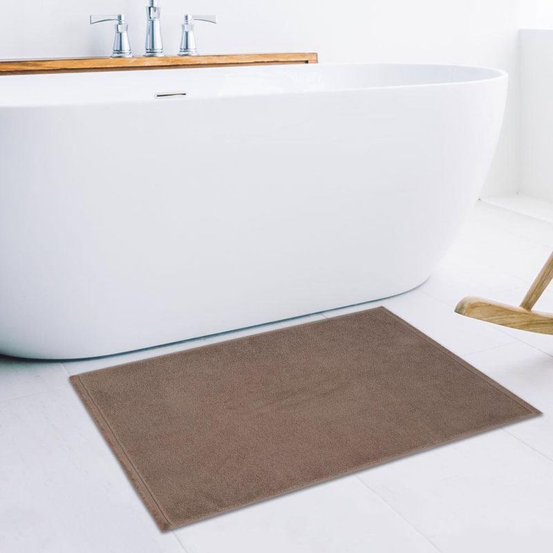 Alfombra De Baño Café 50x80 Cm - Livim Natural Home