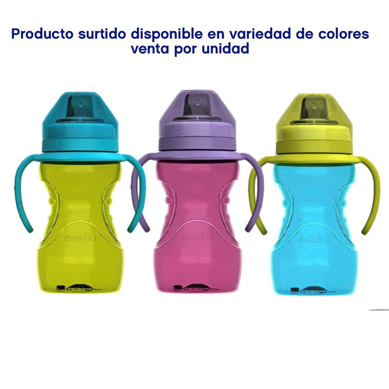 Vaso Entrenador Antiderrame Con Asas - Evenflo