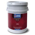 Pintura Esmalte Colonial Color Extra Blanco de 5 Galones