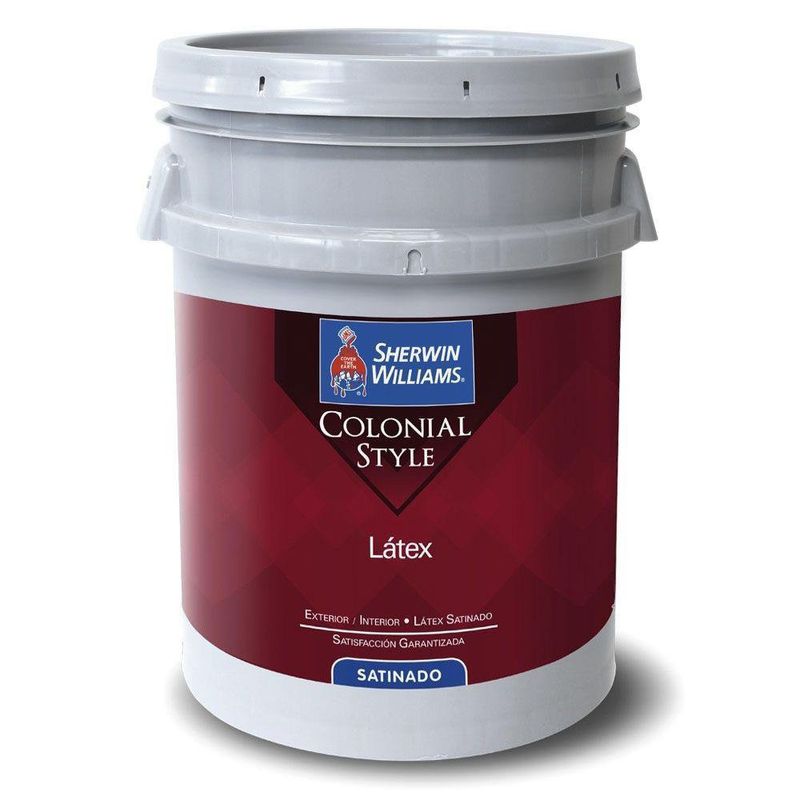 Pintura Esmalte Colonial Color Extra Blanco de 5 Galones
