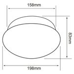Plafón De Techo Blanco Led 6500K - Tecnolite