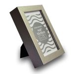 Marco Para Foto 4X6 Plateado - Flor De Liz