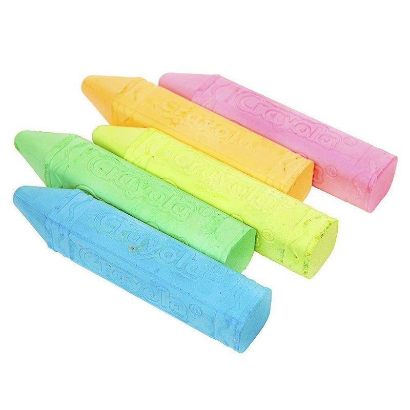 Crayola - Yeso Neon Grueso 5 Colores