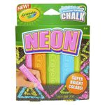 Crayola - Yeso Neon Grueso 5 Colores