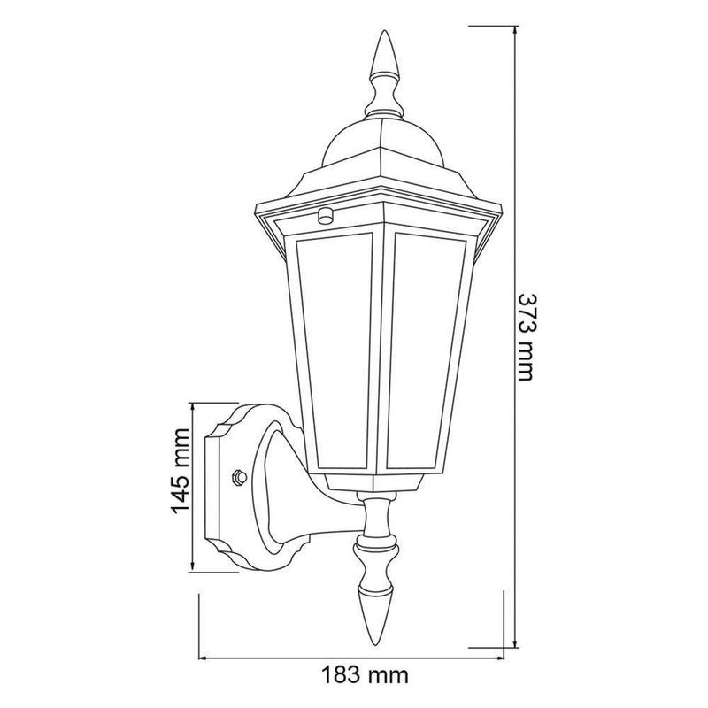 Farol De Pared Para Exterior Con Soporte 1 Bomb - Tecnolite