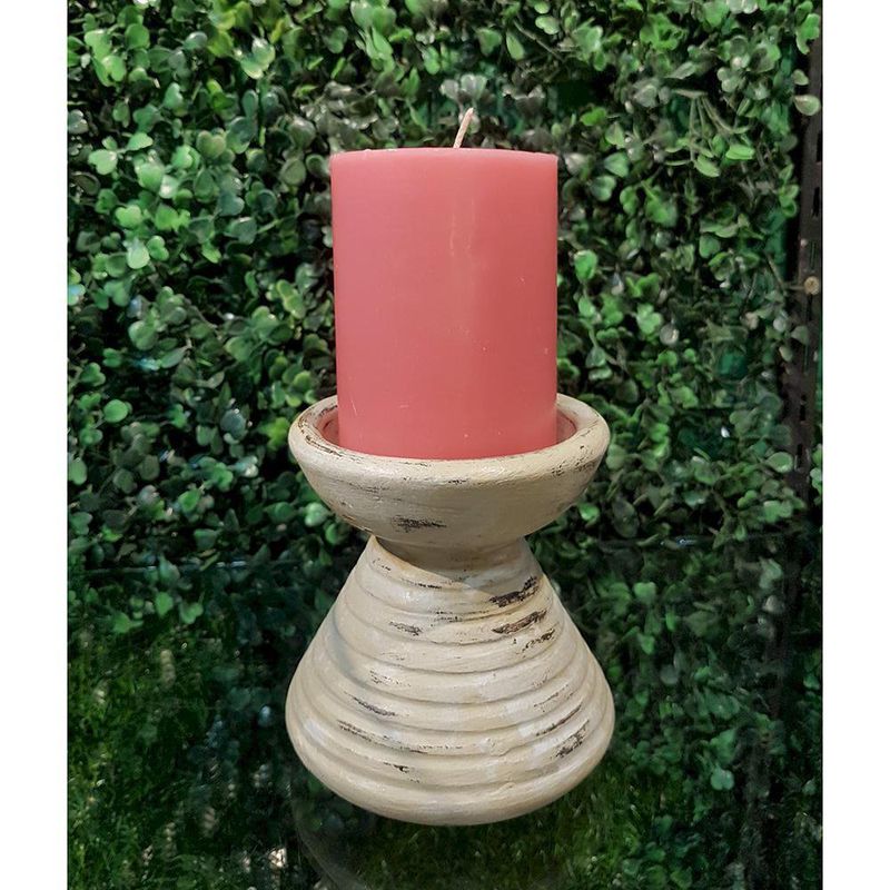 Vela Cilíndrica Coral Aroma Lavanda De 6.35X10.16 Cm - Pilandros