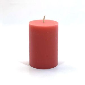 Vela Cilíndrica Coral Aroma Lavanda