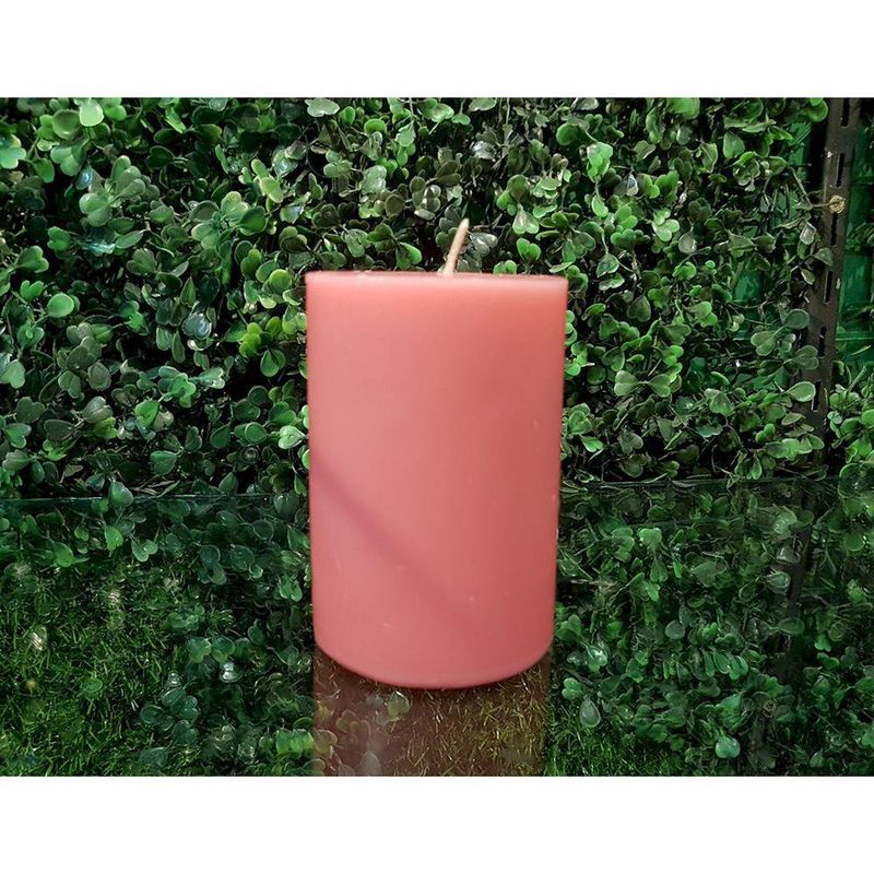 Vela Cilíndrica Coral Aroma Lavanda De 6.35X10.16 Cm - Pilandros