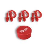 Set De Tapones Auditivos Reutilizables 26 DB 3 Pares - Milwaukee