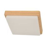 Plafón Led Cuadrado Luz Blanca Madera 25W - Ikelite