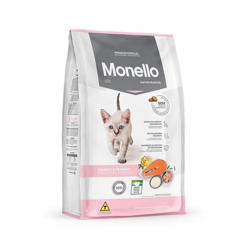 Concentrado Premium Para Gato Cachorro 1 Kg - Monello