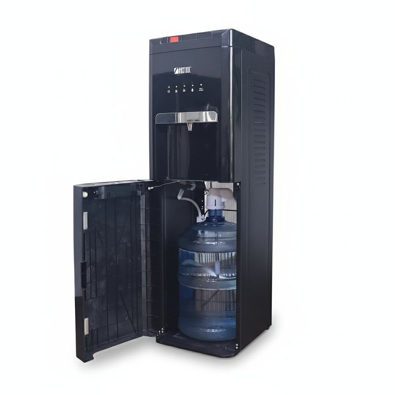 Dispensador de Agua con Purificador y Compresor Negro