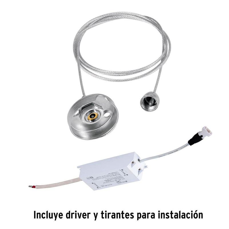 Panel LED de 65W Rectangular Empotrable o Colgante Blanco Luz Fría 120x60 Cm
