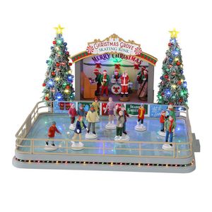 Pista de Patinaje “Christmas Grove” con Música y Movimiento