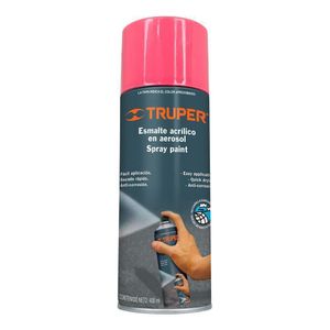 Pintura En Spray Rosado Fluorescente - Truper