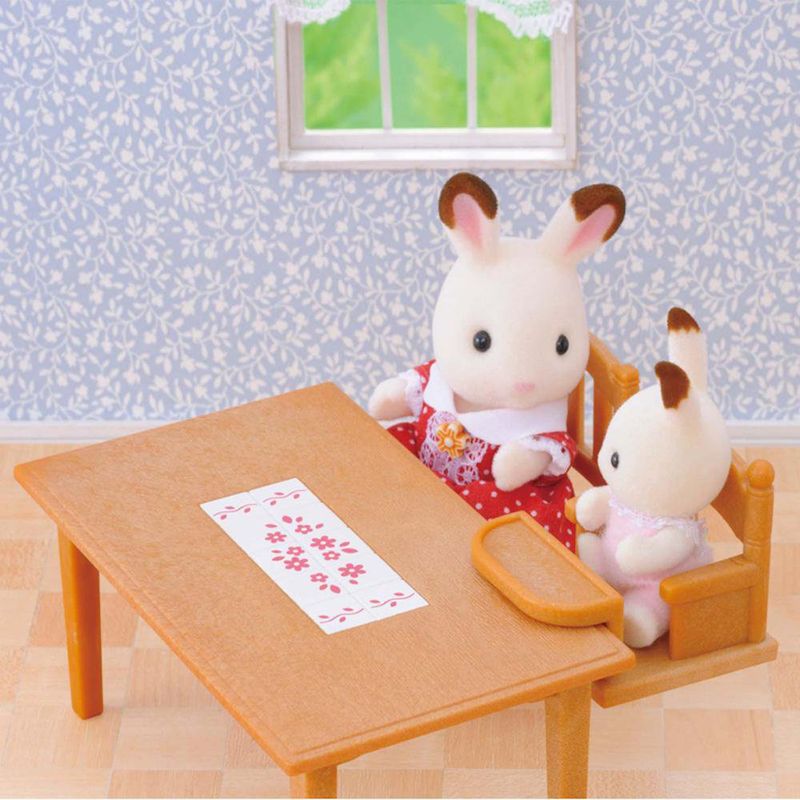Set De Juego De Comedor Mesa y Sillas - Sylvanian Families