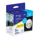 Lámpara LED Dirigible Empotrable Luz De Día 400 Lm 5 W Negra - Volteck