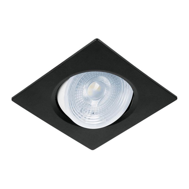 Lámpara LED Dirigible Empotrable Luz De Día 400 Lm 5 W Negra - Volteck