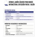 Jabón Líquido Para Manos Explosión Frutal 1 Gal - Derma-Q