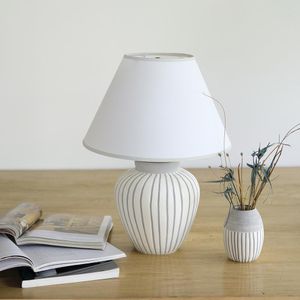 Lámpara De Mesa 1001 Eclectic Textura Gris Base E27 - Topis