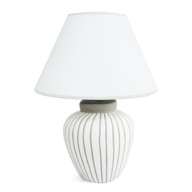 Lámpara De Mesa 1001 Eclectic Textura Gris Base E27 - Topis