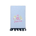 Toalla De Manos Celeste Disfruta La Vida 63.5x38 Cm - Viva