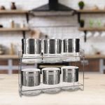 Set De 6 Especieros Con Base De Metal - Nordika