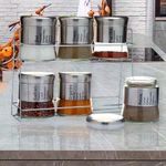 Set De 6 Especieros Con Base De Metal - Nordika