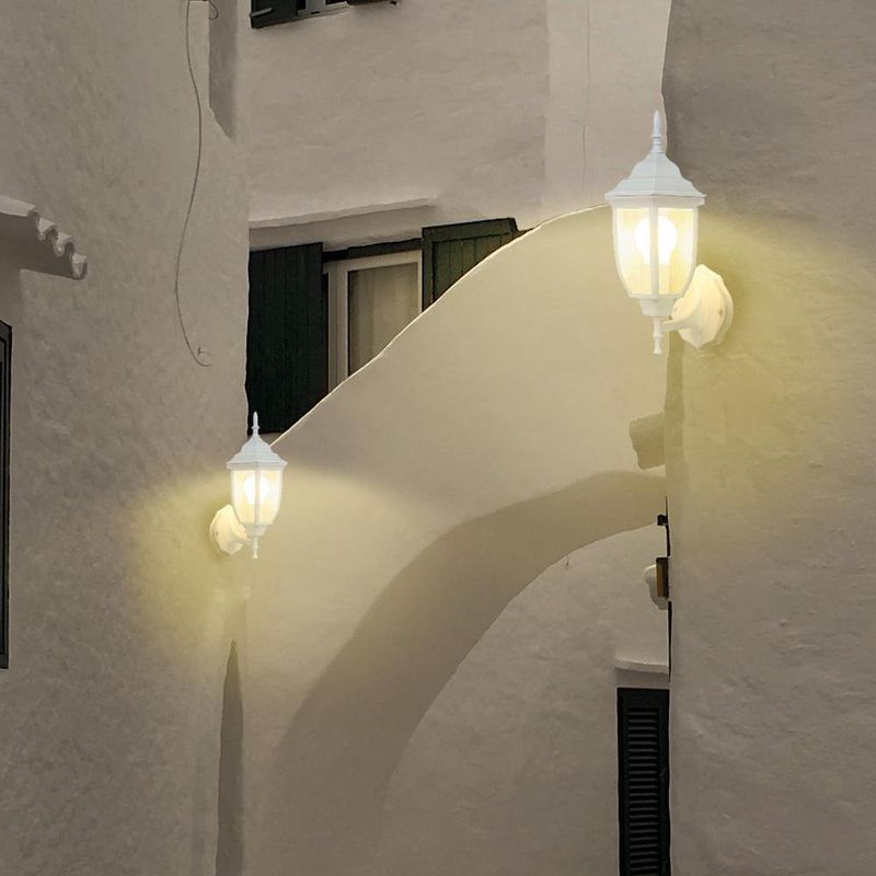 Farol Bronce Blanco 1Xe27 - Tecnolite