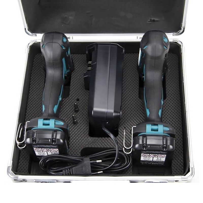 Kit Taladro 3/8 Plg Y Atornilladora Impacto 12 V Inalámbrico - Makita