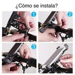 Soporte De Celular Para Moto Y Bicicleta Negro - Igel