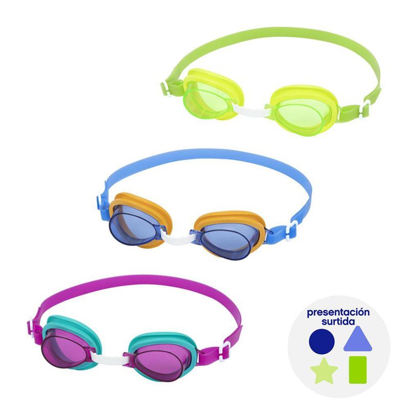 Lentes de Natación Infantiles con Correa Ajustable - Colores Surtidos