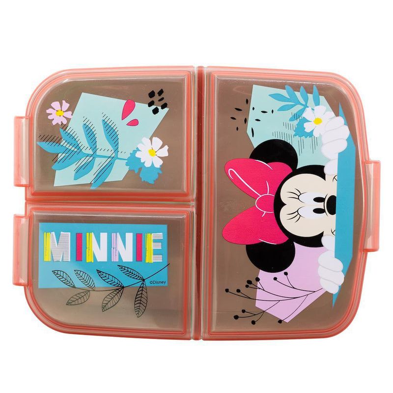 Contenedor De Alimento Con Compartimientos Minnie  - Disney