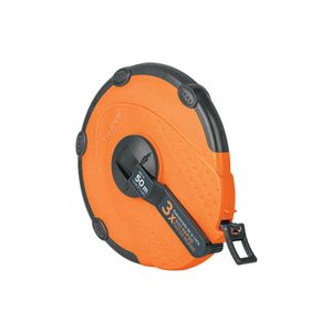 Cinta Métrica Fibra de Vidrio con Manivela 50 m x 13 mm