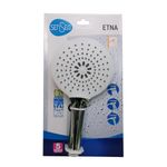 Cabeza De Ducha Redonda Cromado Con Blanco 3 Funciones - Sensea