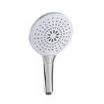 Cabeza De Ducha Redonda Cromado Con Blanco 3 Funciones - Sensea