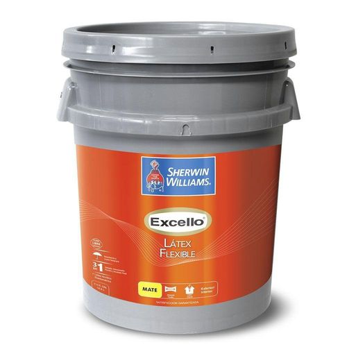 Excello Látex Flexible Mate Ultra Blanco 5 Gal