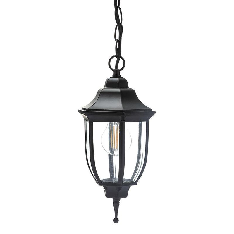 Farol Colgante Para Exterior Negro 1Bomb - Tecnolite
