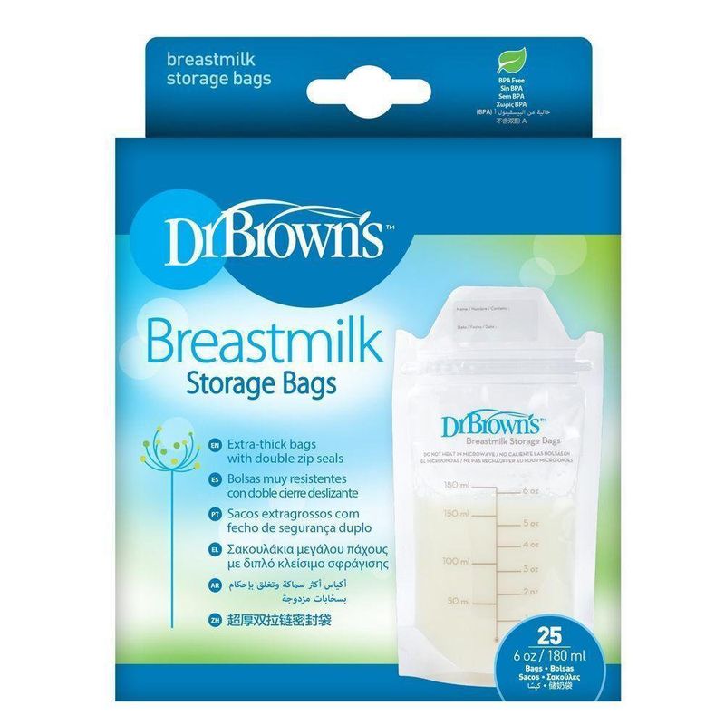Bolsas Almacenadoras Para Leche Materna - Dr. Brown´s