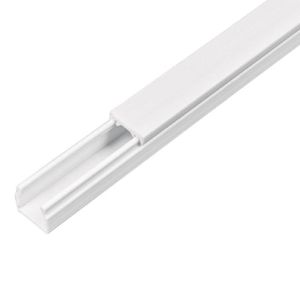 Canaleta Plástica De Pared Blanca De 12X12 Mm - Volteck