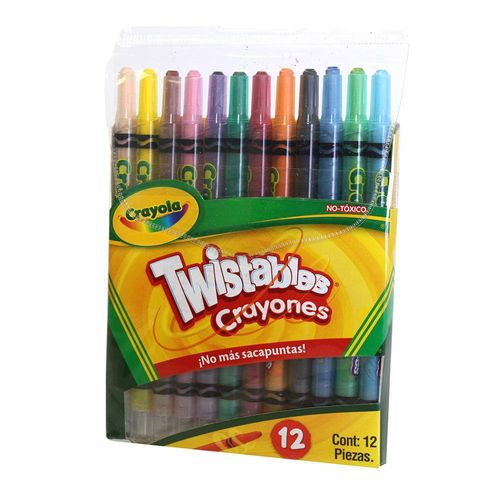 Crayones Twistables Multicolores 12 Colores - Crayola
