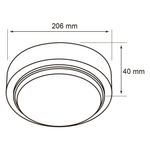 Plafón De Techo Blanco Led 6500K - Tecnolite