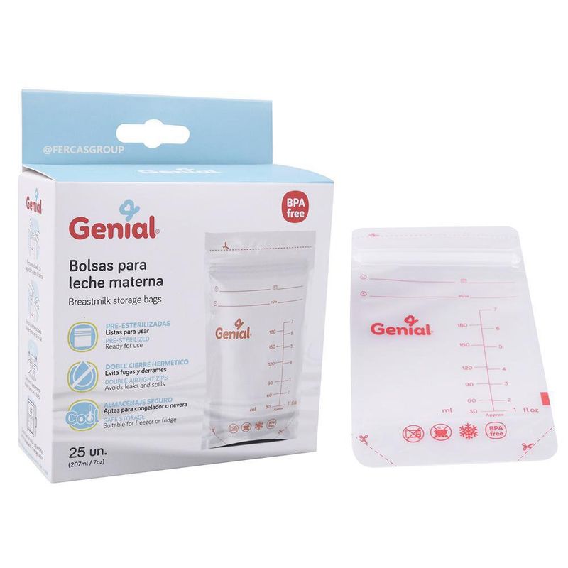 Bolsa Para Almacenamiento De Leche - Genial