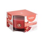Vela En Frasco De Vidrio Roja Pomegranate - Bolsius