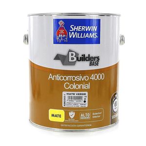 Pintura Anticorrosiva 4000 Verde Mate 1 Galón