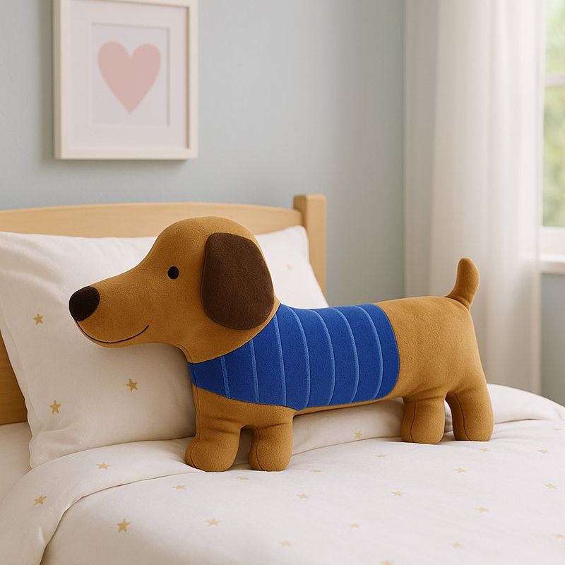 Cojín de Peluche Diseño Perrito