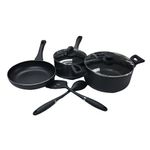 Batería de Cocina Gris Oscura 7 Pzas - Oster