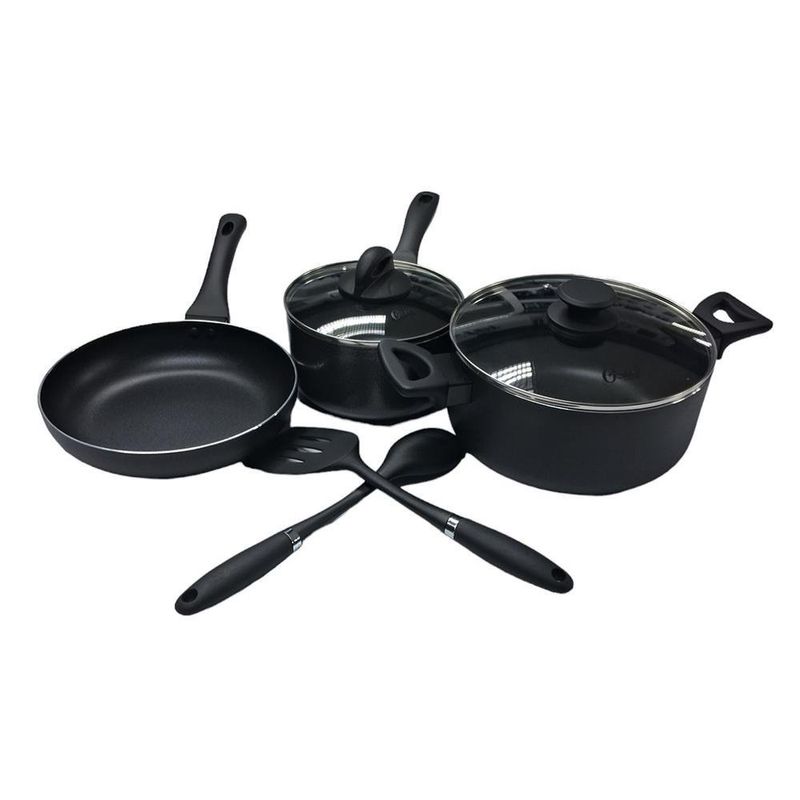 Batería de Cocina Gris Oscura 7 Pzas - Oster