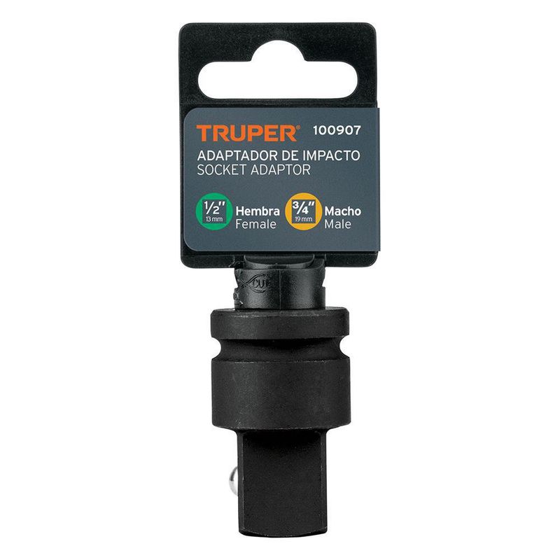 Adaptador De Impacto 1/2x3/4 Plg - Truper