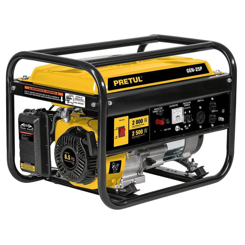 Generador Eléctrico Motor A Gasolina De 2500 W - Pretul